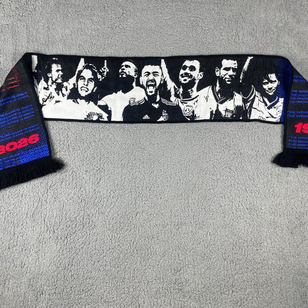 MLS Soccer San Jose Earthquakes Black United The Bay 54x8 Inch Scarf